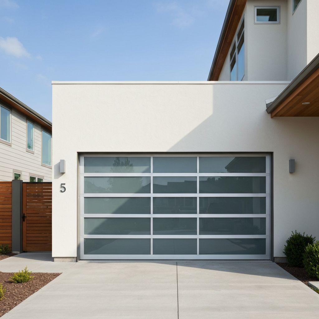 Contemporary Glass Panel